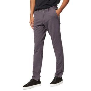 NWT New Good Man Brand Cotton Grey Pants Size 35 Made In Italy